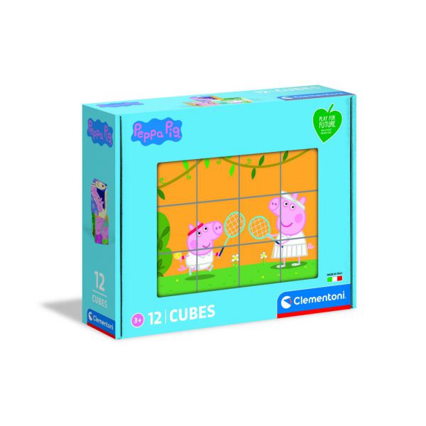 Cubes 12 Pieces - Peppa Pig