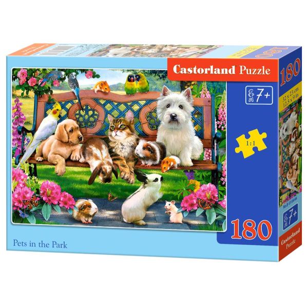 Puzzle da 180 Pezzi - Animali nel Parco