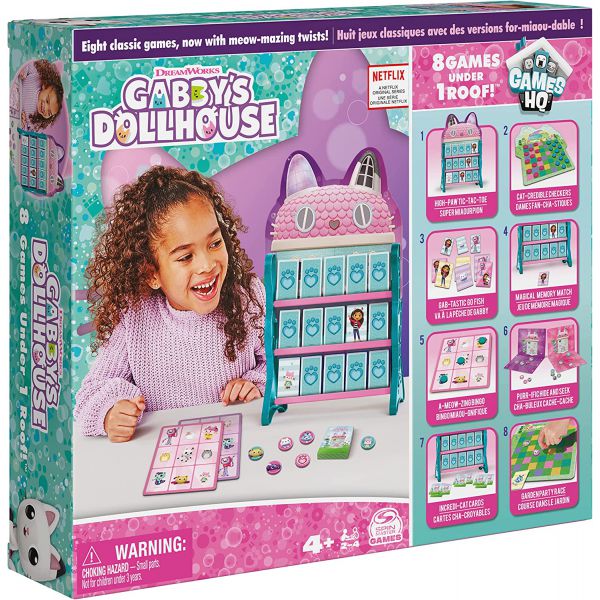 GABBY&#39;S DOLLHOUSE, 8 games gathered in 1 package