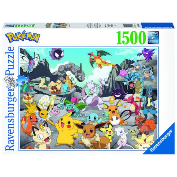 Puzzle da 1500 Pezzi - Pokémon Classics