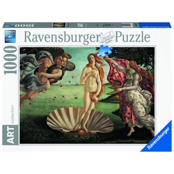 1000 Piece Puzzle - Botticelli: Birth of Venus