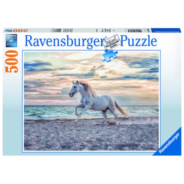 500 Piece Puzzle - Horse on the Beach