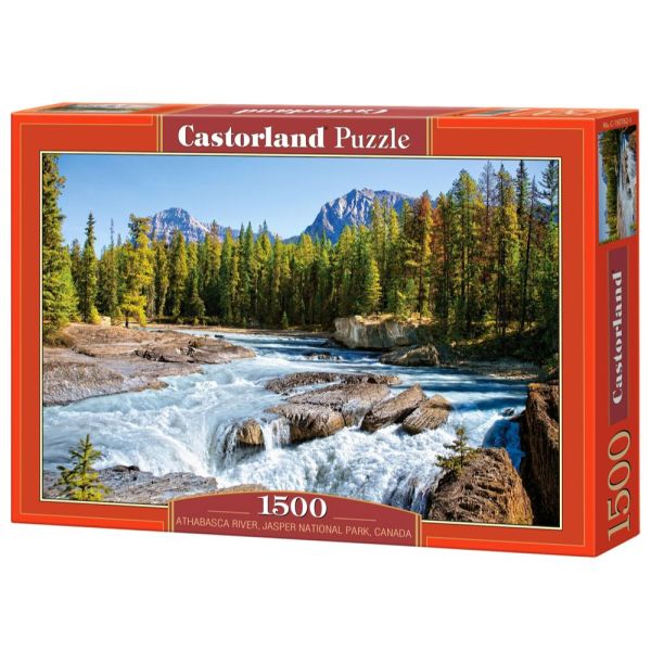 Puzzle da 1500 Pezzi - Fiume Athabasca, Parco Nazionale Jasper, Canada