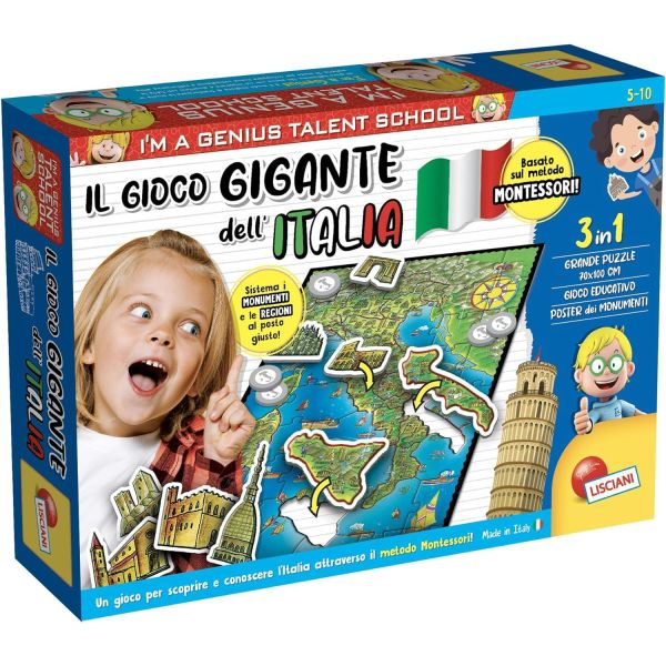 I&#39;M A GENIUS THE GIANT GAME FROM MONTESSORI ITALY