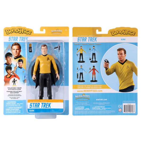 Kirk - Articulated character Bendyfigs - Star Trek