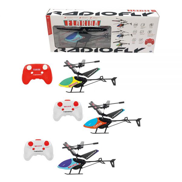 Radiofly - Florida Helicopter cm.23.5 4 RC infrared functions, USB recharge