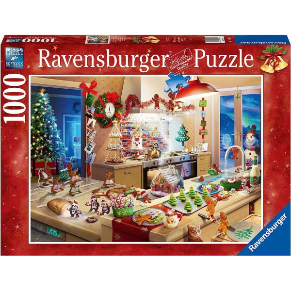 1000 Piece Puzzle - Christmas Snowflakes