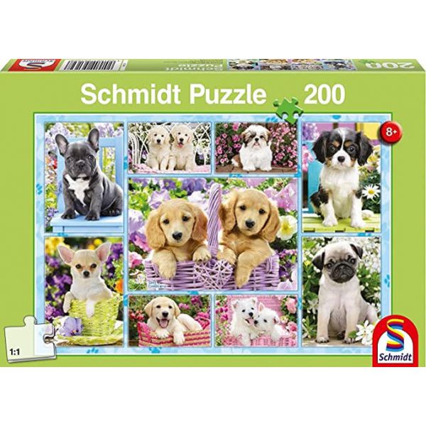 Puzzle da 200 Pezzi - Cuccioli