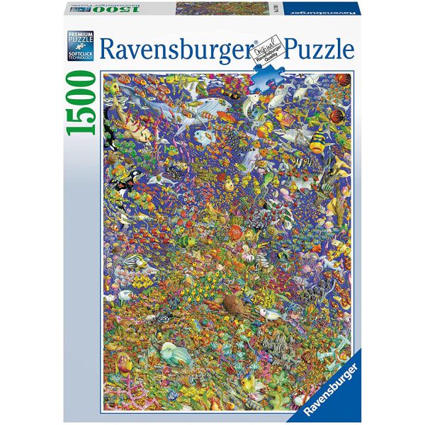 Puzzle da 1500 Pezzi - Arcobaleno di Pesci