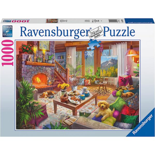 1000 Piece Jigsaw Puzzle - Cozy Cottage