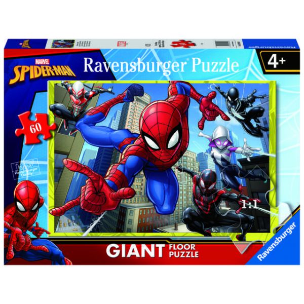 Puzzle da 60 Pezzi Gigante da Pavimento - Spiderman
