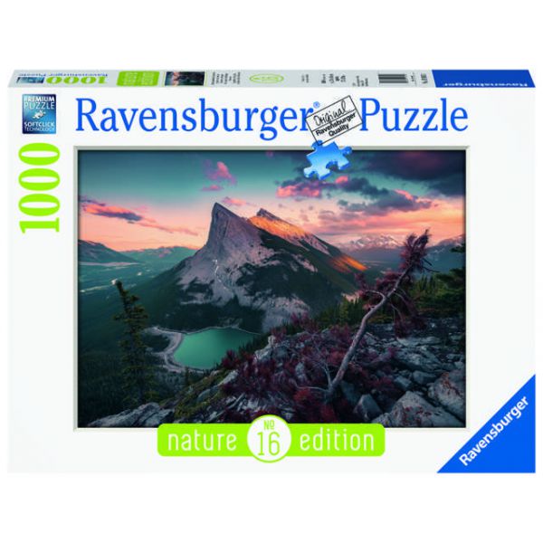 1000 Piece Puzzle - Sunset in the Mountains
