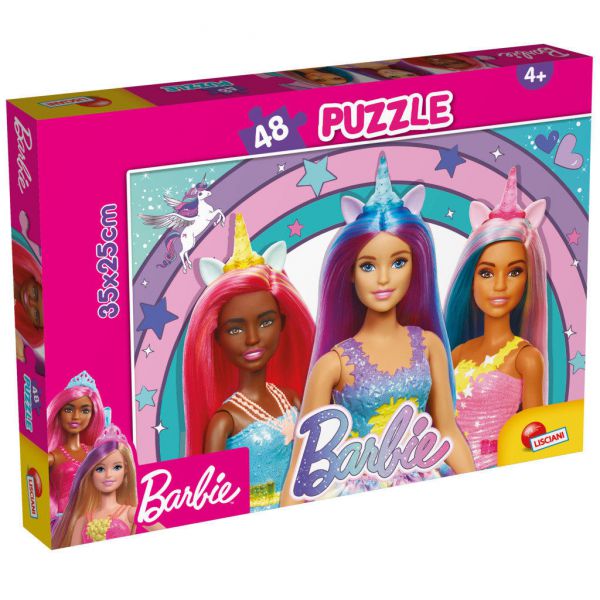 Puzzle da 48 Pezzi - Barbie Magic Unicorn