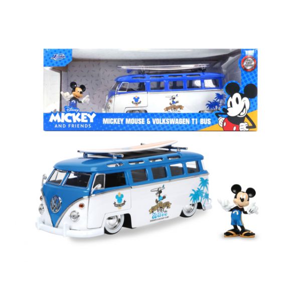 Mickey Van with Figure 1:24 scale die-cast with figure