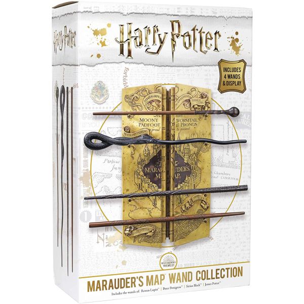 Harry Potter - Marauder&#39;s Map 4-Seater Wand Holder