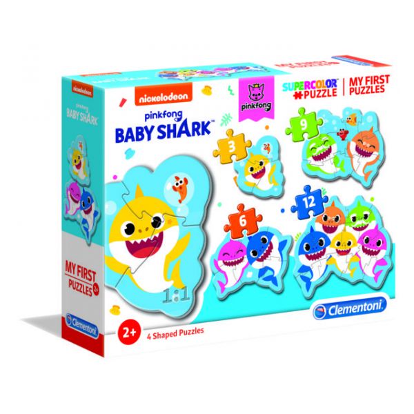 4 Puzzle in 1 - My First Puzzles: Baby Shark