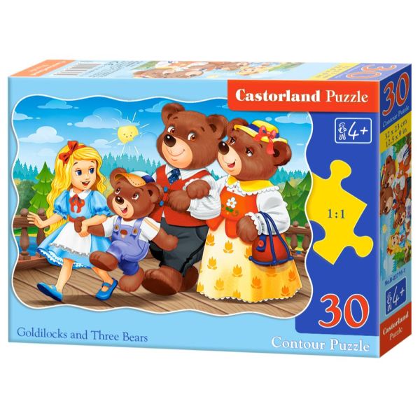 Puzzle 30 Pezzi - Goldilocks and Three Bears