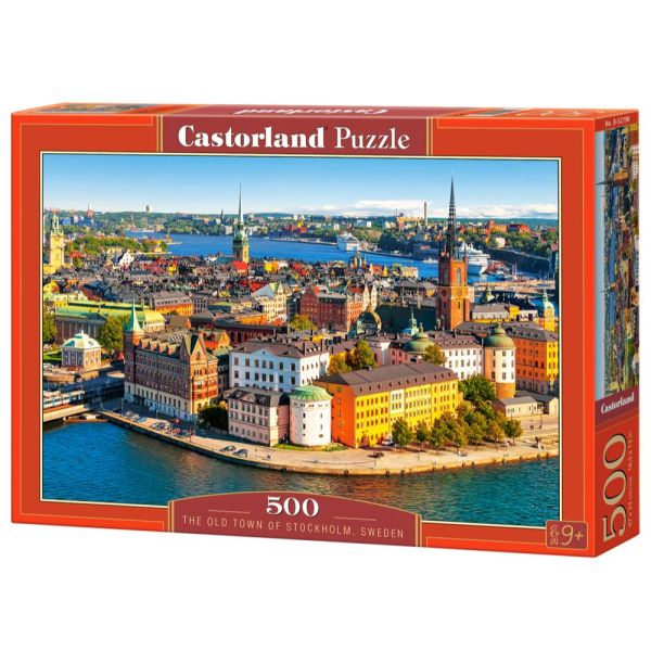 Puzzle da 500 Pezzi - La Città Vecchia di Stoccolma, Svezia