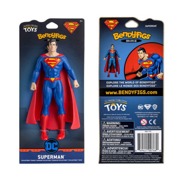 Superman - mini personaggio Toyllectible Bendyfigs - DC comics