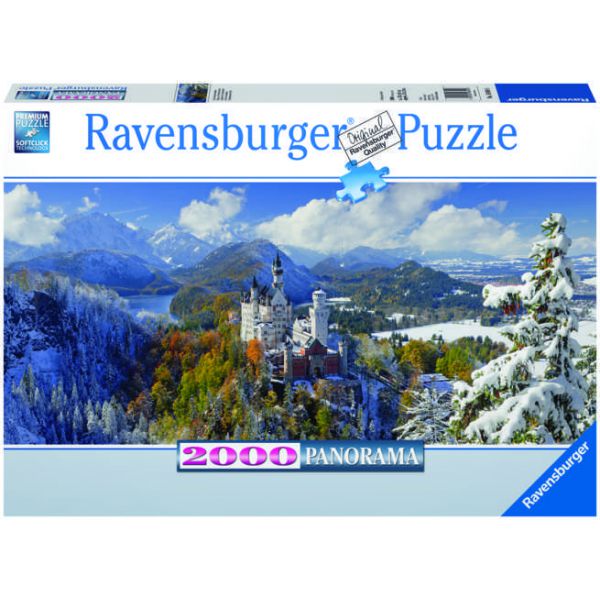 2000 Piece Panorama Puzzle - Neuschwanstein Castle