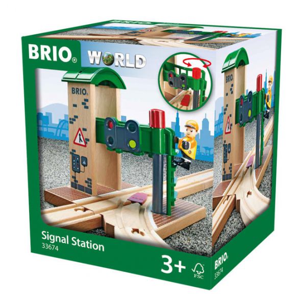 BRIO - Double Traffic Light with Operator