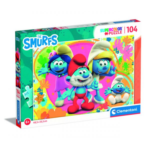 104 Piece Puzzle - The Smurfs
