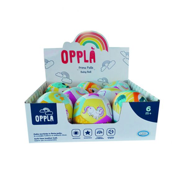 Opplà - First Ball 10 cm. soft ball with tactile details cm.10