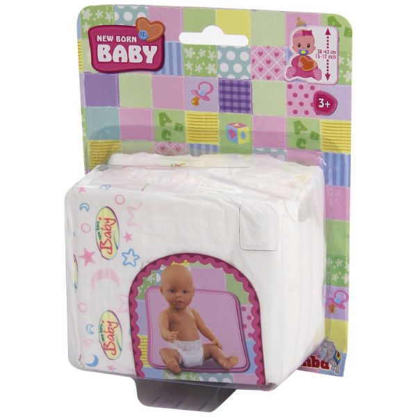 New Born Baby - 5 Doll Diapers
