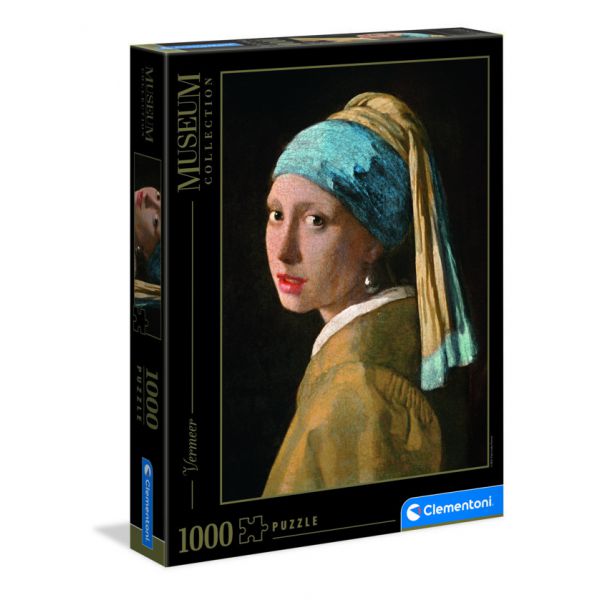 Puzzle da 1000 Pezzi Museum Collection -  Vermeer: Donna con Orecchino di Perle
