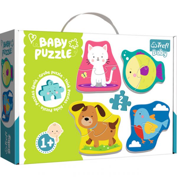4 Puzzle in 1 - Baby Classic: Animali