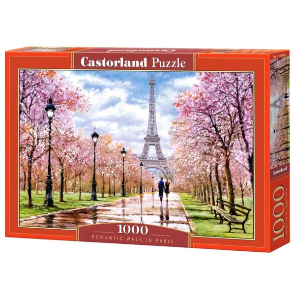 Puzzle da 1000 Pezzi - Passeggiata Romantica a Parigi