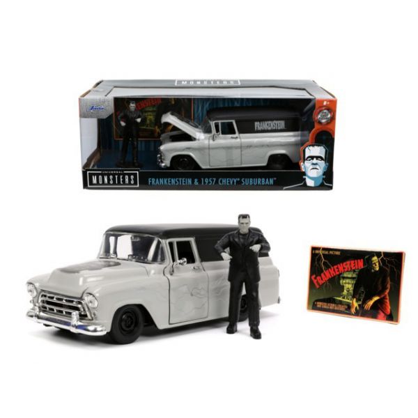 Frankenstein 1957 CHEVY SUBURBAN in 1:24 scale with character
