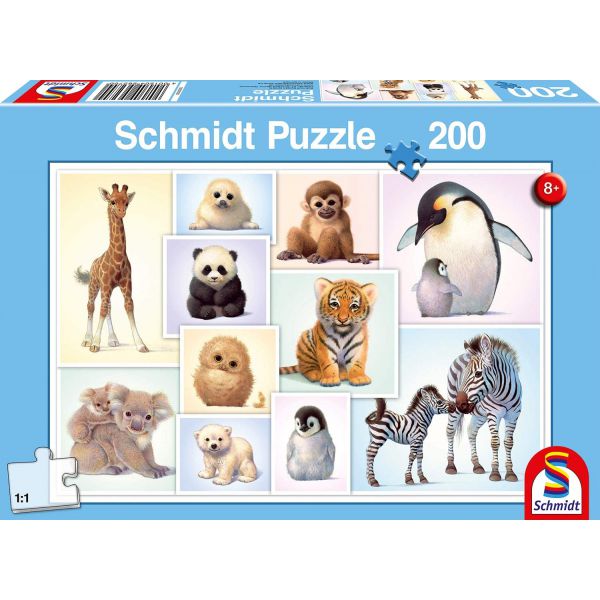 Puzzle da 200 Pezzi - Cuccioli Selvatici