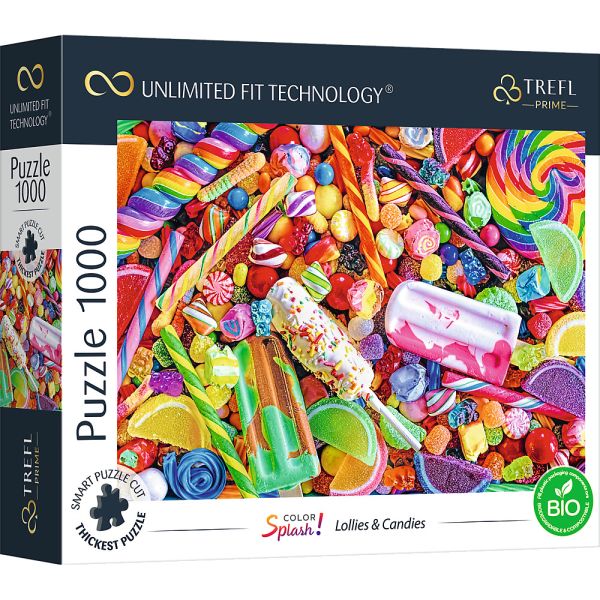 Puzzle da 1000 Pezzi UFT - Color Splash: Lollies & Candies