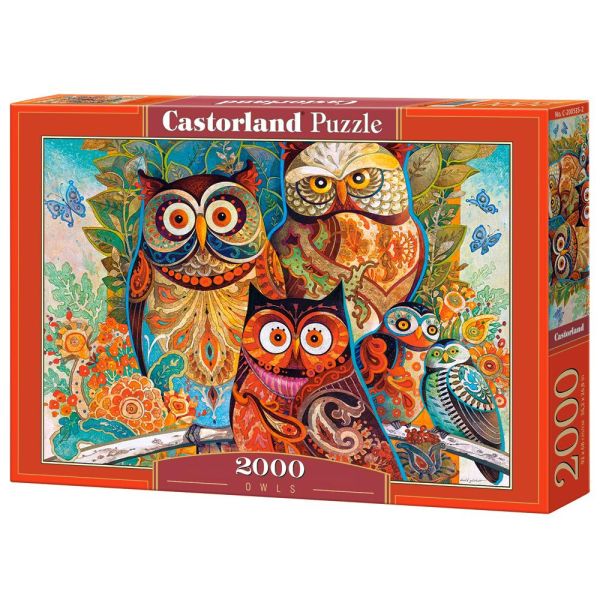 2000 Piece Puzzle - Owls