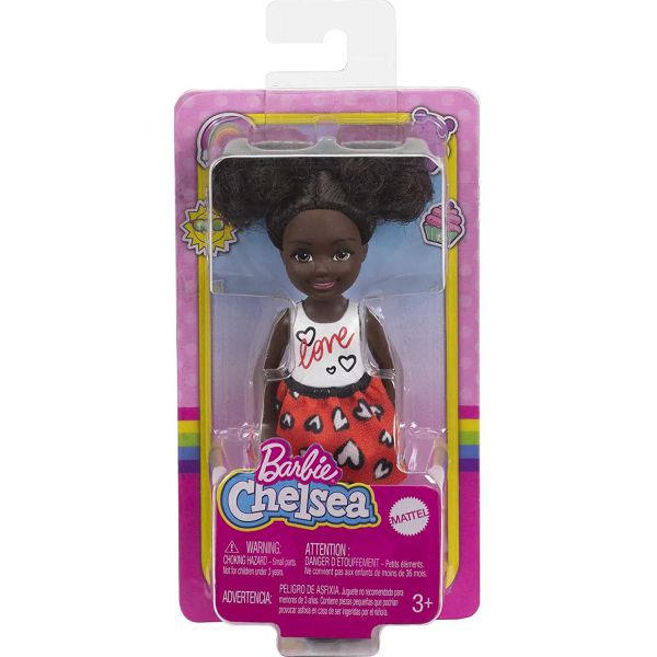 Barbie - Club Chelsea Red Skirt with Hearts