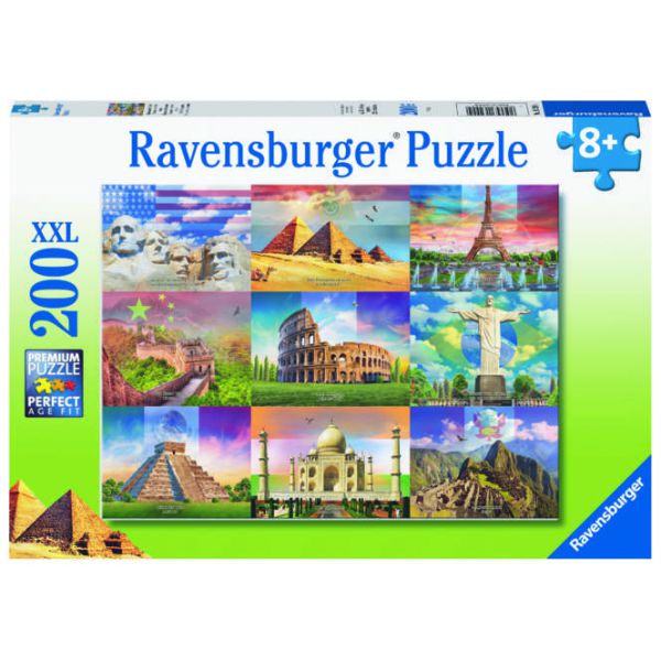 200 Piece XXL Puzzle - World Monuments
