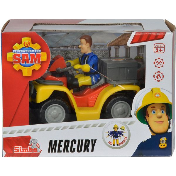 Fireman Sam - Quad Mercury with Character Sam