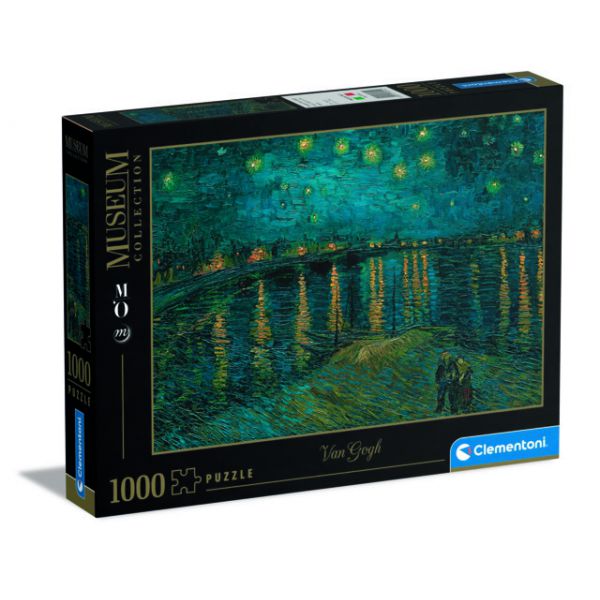 Puzzle da 1000 Pezzi - Museum Collection - Van Gogh : Notte stellata sul Rodano