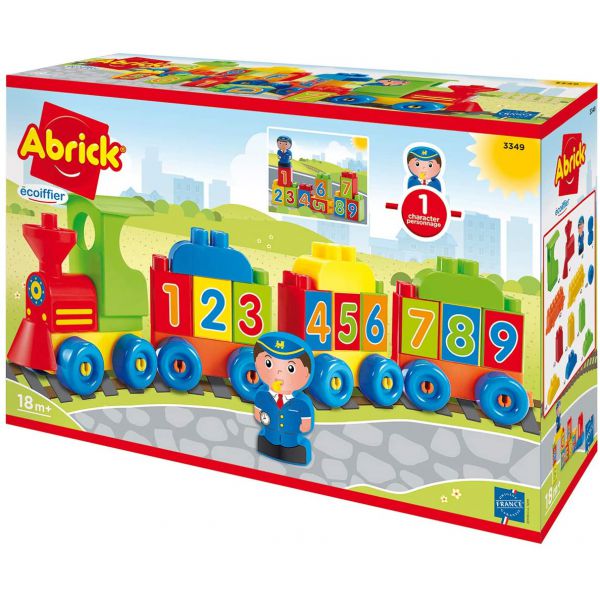 Abrick - Locomotive with letters and numbers