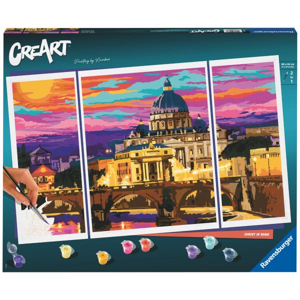 CreArt Premium Series Triptych - Rome