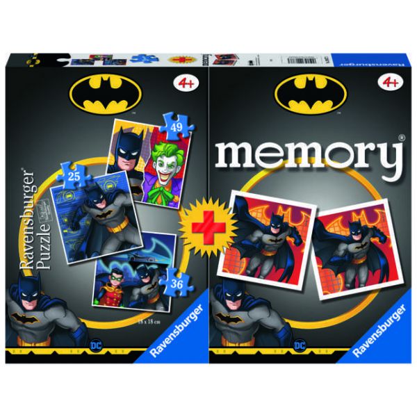Multipack Memory + 3 Puzzle - Batman
