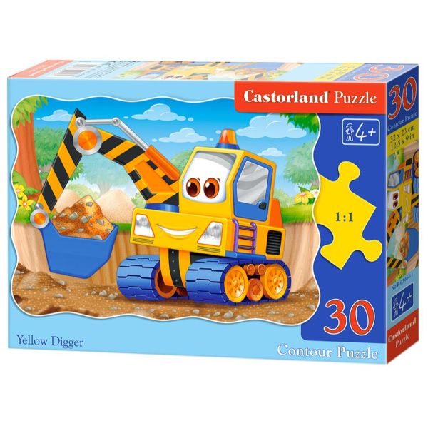 30 Piece Puzzle - Yellow Digger