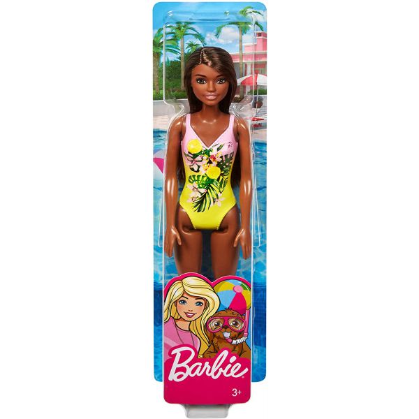 Barbie Beach Costume Giallo Black