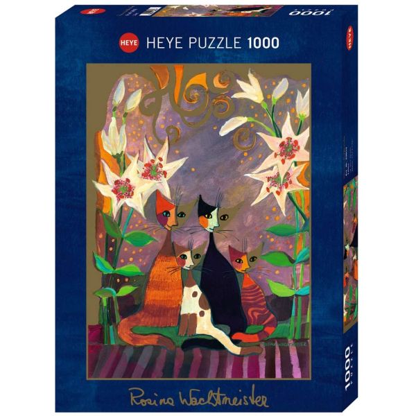 Puzzle 1000 pz - Lilies, Rosina Wachtmeister