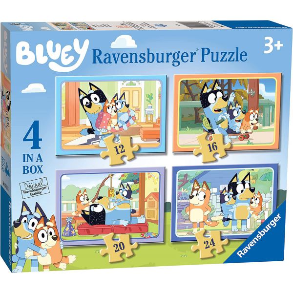 4 Puzzle in 1 - Bluey