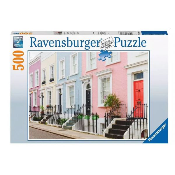 Puzzle da 500 Pezzi - Case Colorate Londinesi