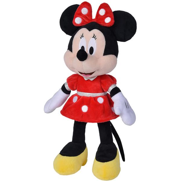 Disney - Peluche Minnie Abito Rosso cm.35