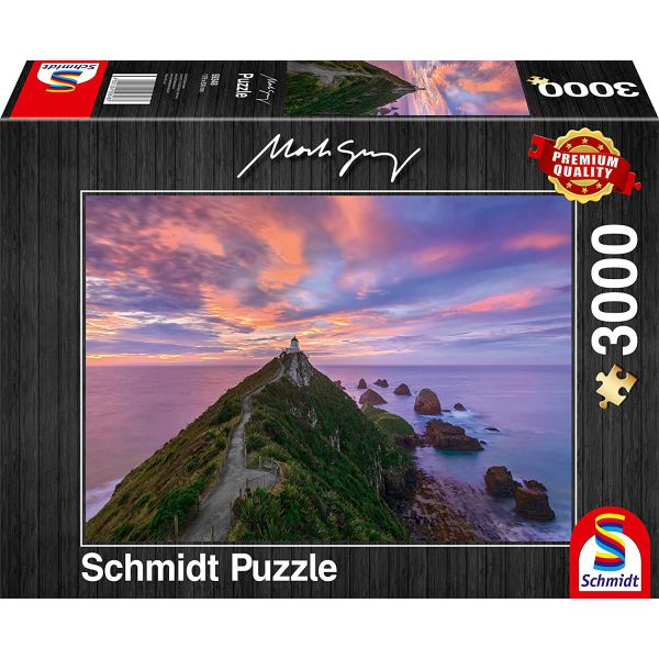 Puzzle da 1000  Pezzi - Faro di Nugget Point, Catlins, Nuova Zelanda