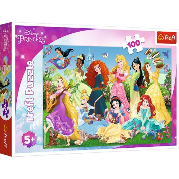 Puzzle da 100 Pezzi - Disney Princess: Le Affascinanti Principesse
